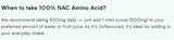100% NAC/N-acétyl cystéine Powder 200 grammes