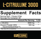L-Citrulline 3000 | avec Glycersize ™ - 234 grammes