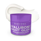 Crème hydratante nocturne hyaluronique pour restauration de la peau la nuit 50 ml