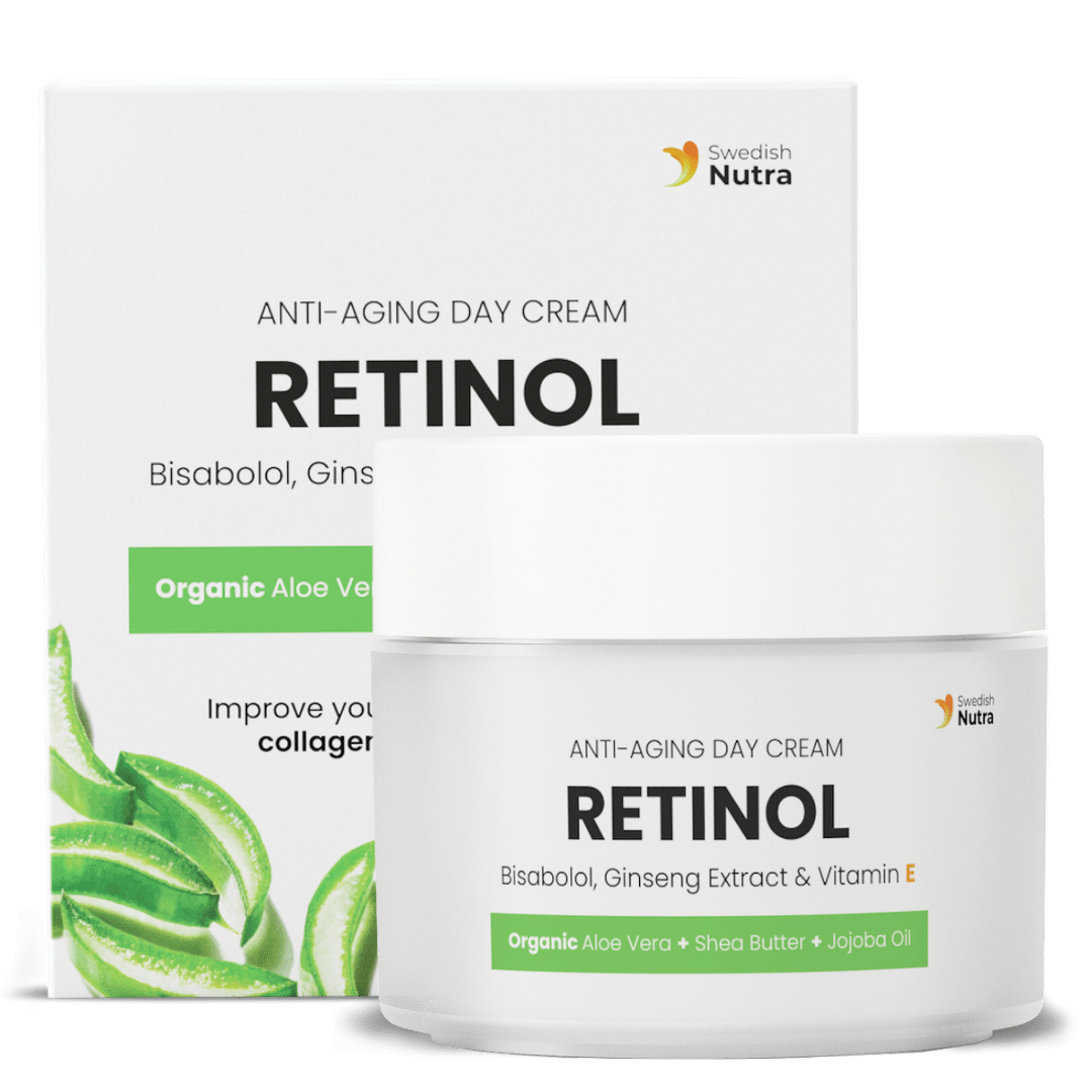 Crème de jour au rétinol, acide hyaluronique et collagène 50 ml <tc>Swedish Nutra</tc>
