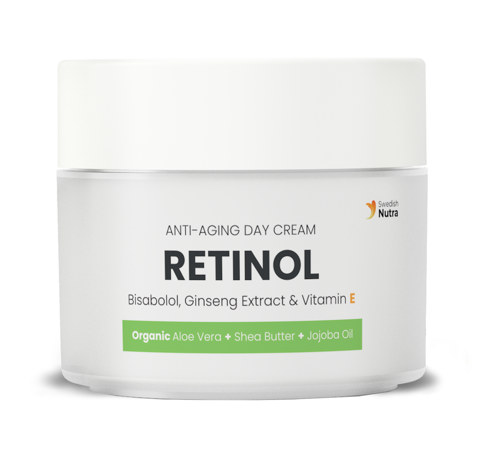 Crème de jour au rétinol, acide hyaluronique et collagène 50 ml <tc>Swedish Nutra</tc>