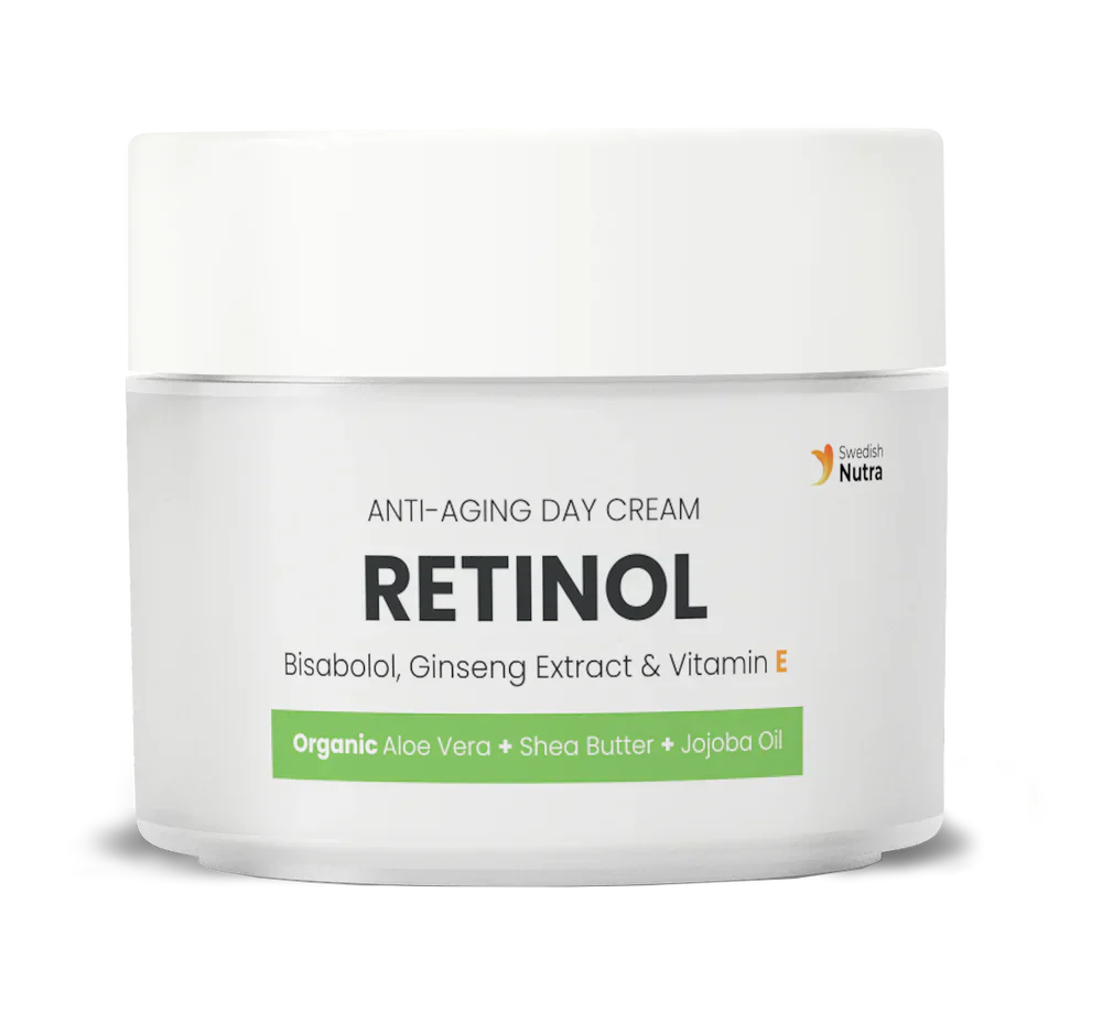 Crème de jour au rétinol, acide hyaluronique et collagène 50 ml <tc>Swedish Nutra</tc>