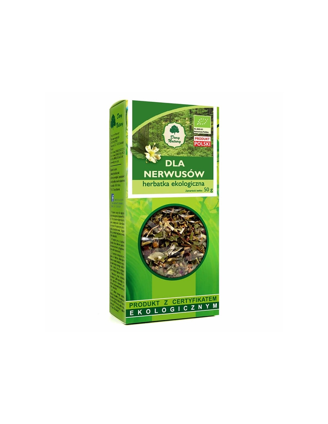 Mélange à base de plantes pour le système nerveux Bio, 50 g