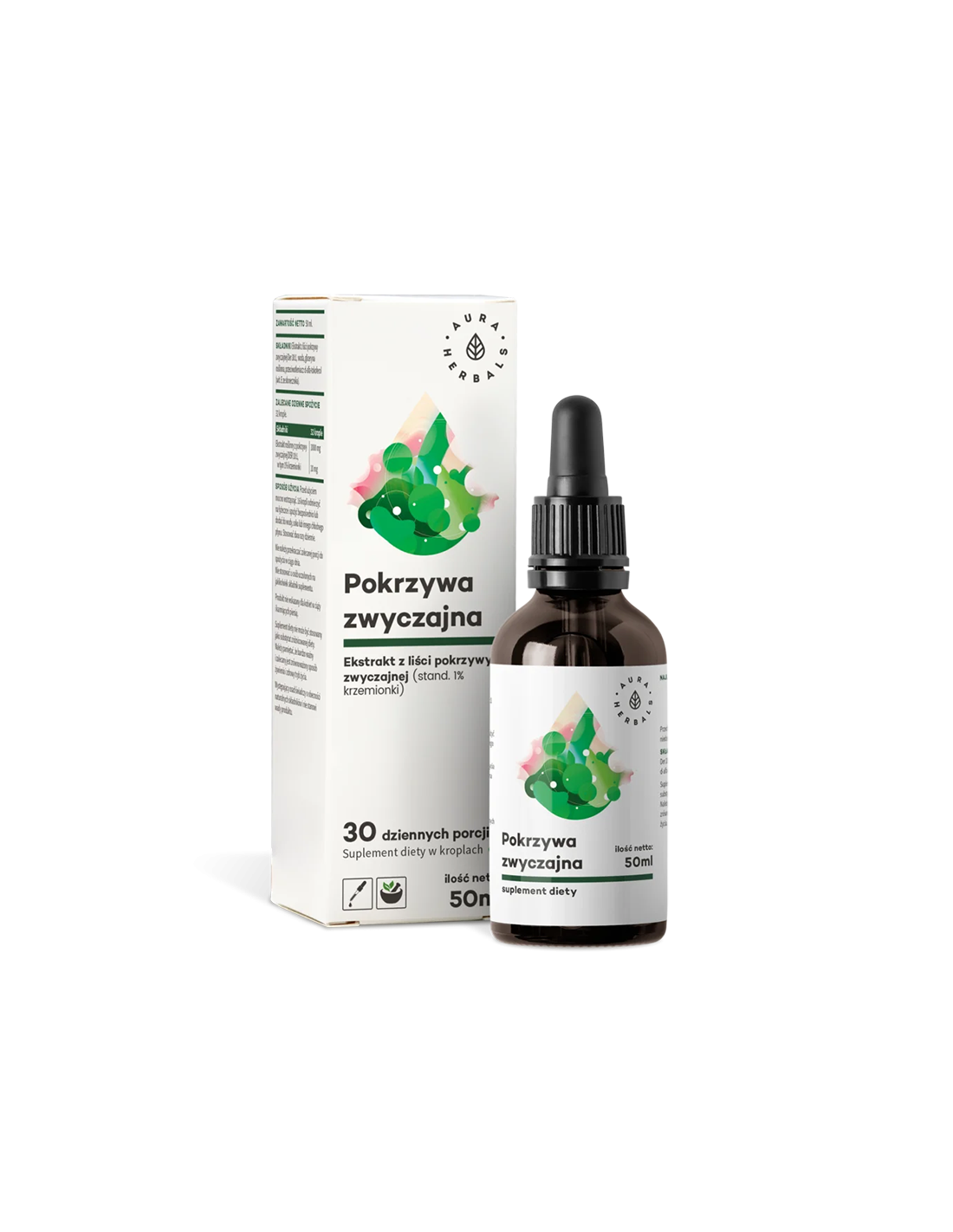 Voies urinaires - Ortie (feuille), gouttes de 50 ml <tc>Aura Herbals</tc>