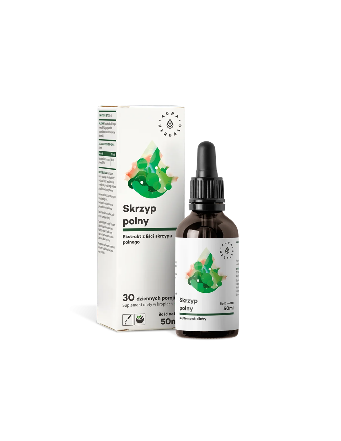 Pour l'état normal du système génito-urinaire, les cheveux, la peau et les ongles - Horsetail, 50 ml de gouttes