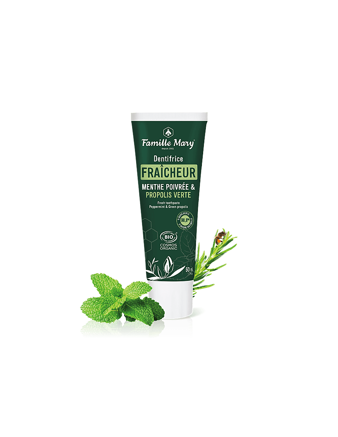 Dentifrice avec menthe et propolis vert, 50 ml