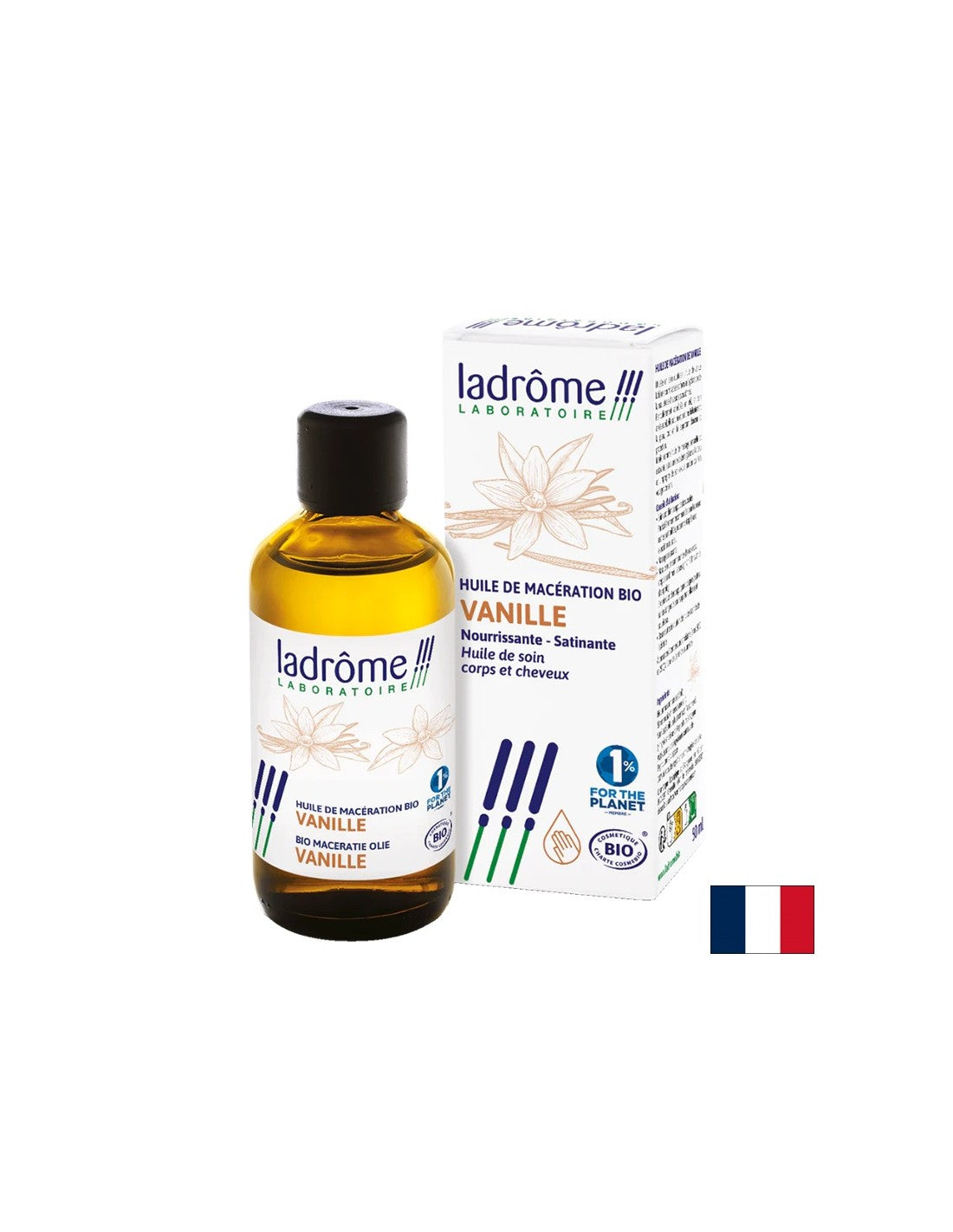 Huile à la vanille (macérate d'huile), biologique, 50 ml