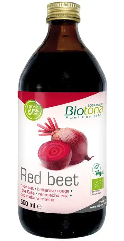 Jus de betterave rouge bio/concentré 500 ml/ <tc>Biotona</tc>