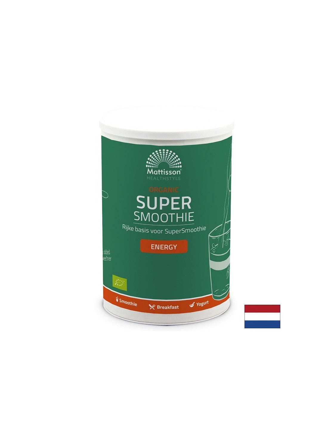 Mélange pour super smoothie Bio Energy, 500 g de poudre <tc>Mattisson Healthstyle</tc>