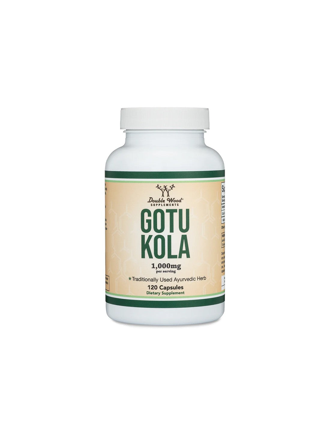 Gutu Kola - Circulation, belle peau, santé cérébrale, 500 mg, 120 capsules pour 2 mois