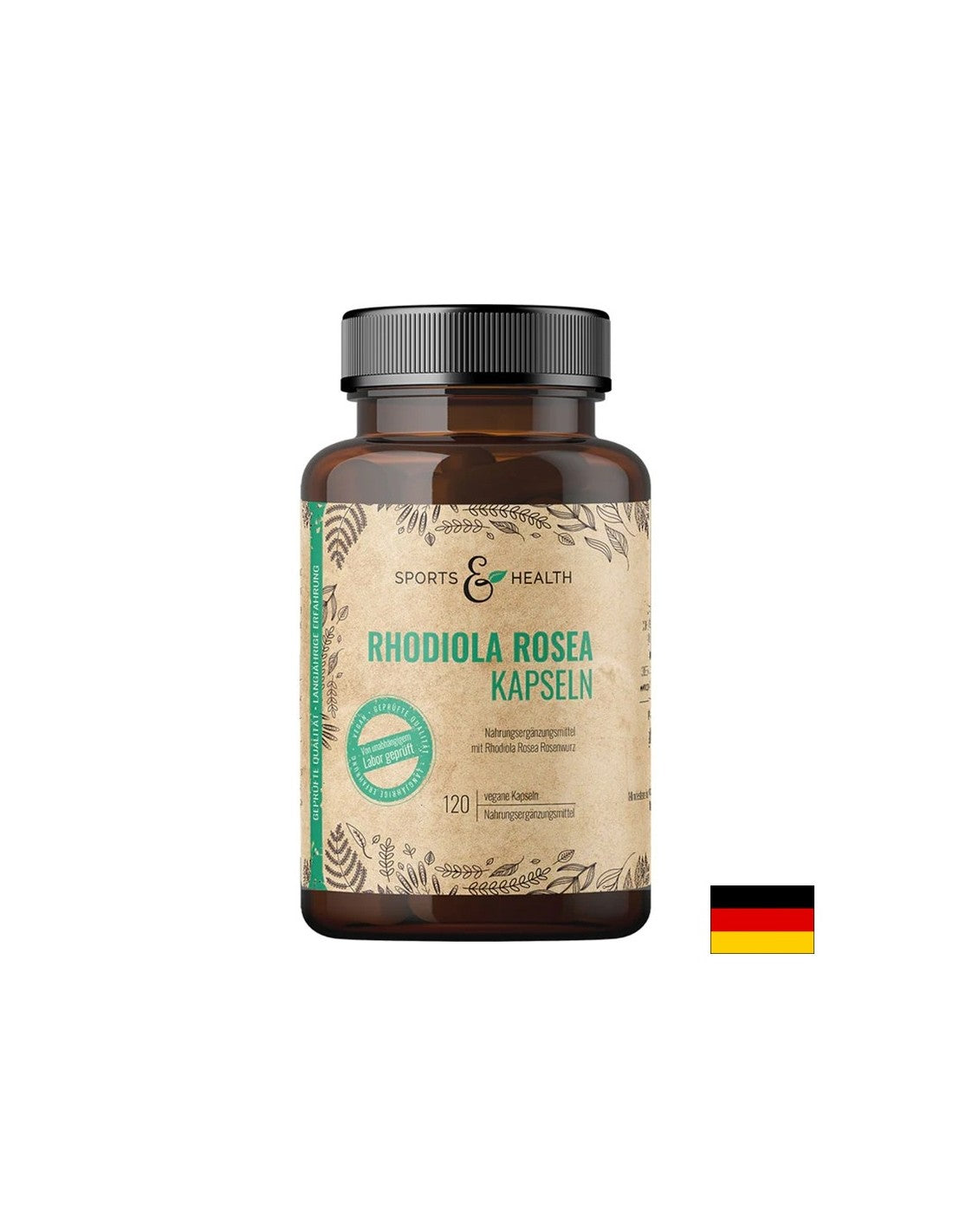 Stress et bonne humeur - racine d'or, 500 mg x 120 capsules