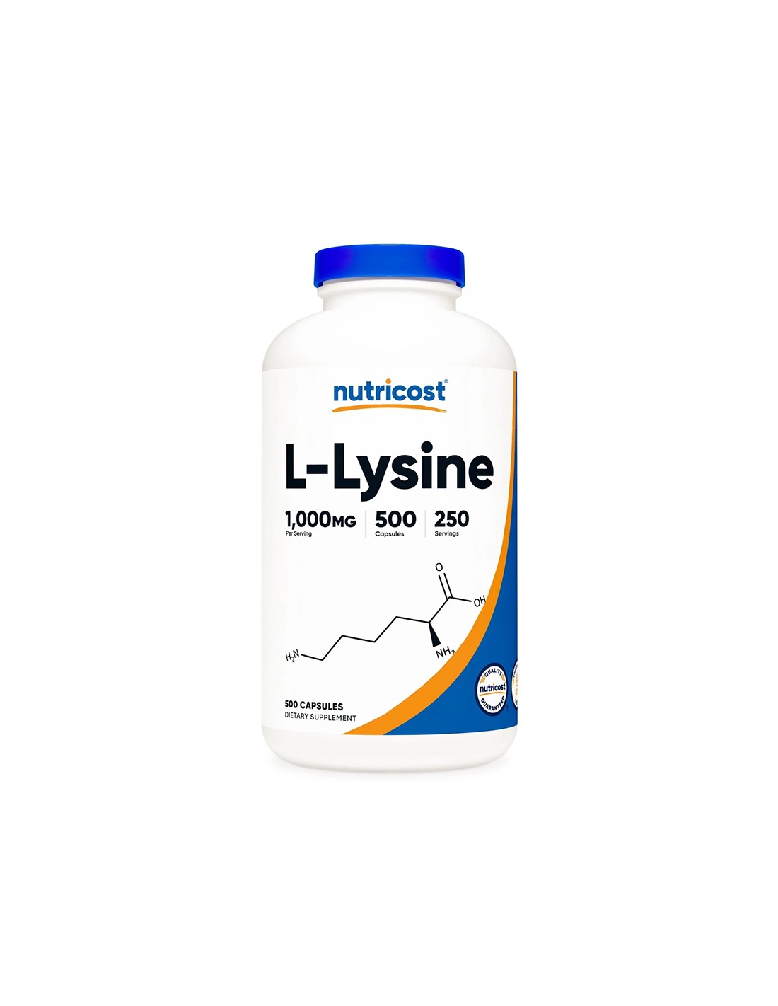 Herpès simplex, santé immunitaire - l-lysine 500 mg, 500 capsules
