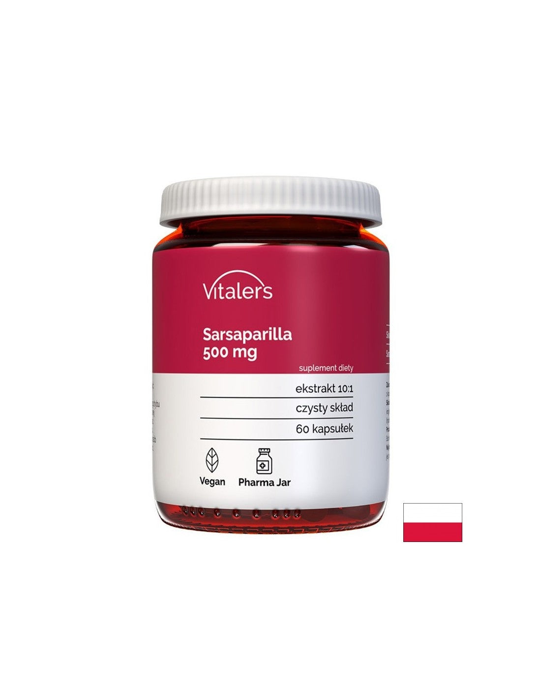 Psoriasis et eczéma - Sarsaparilla, 500 mg x 60 capsules