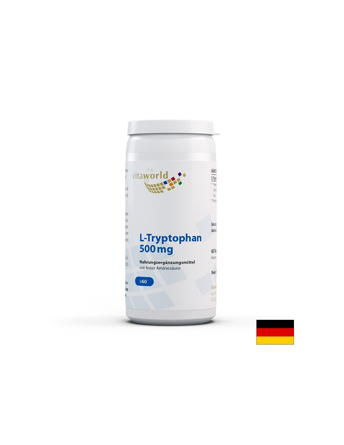 Problèmes de sommeil - L-tryptophane, 500 mg x 60 comprimés