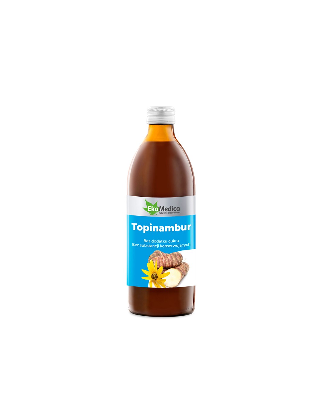 Juice d'artichaut de Jérusalem avec Camu-camu et Vit naturel. C - Contrôle de la glycémie et du cholestérol, 500 ml, 10 doses