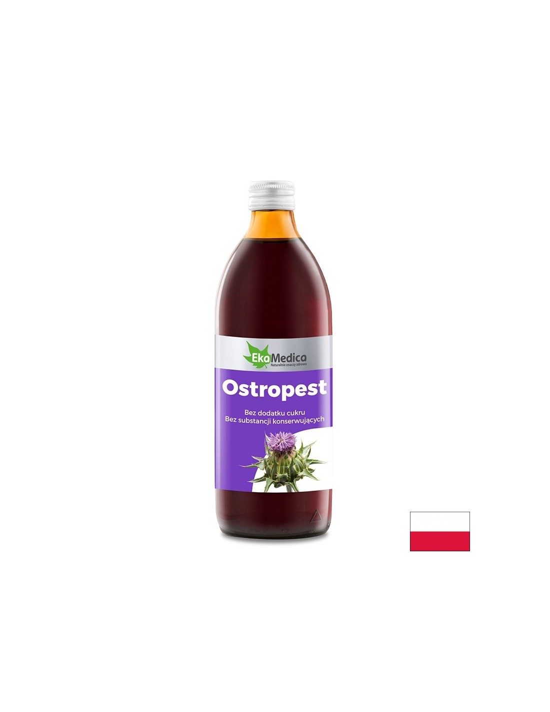 Soins du foie - chardon-Marie, sirop 500 ml d'Ekamedica