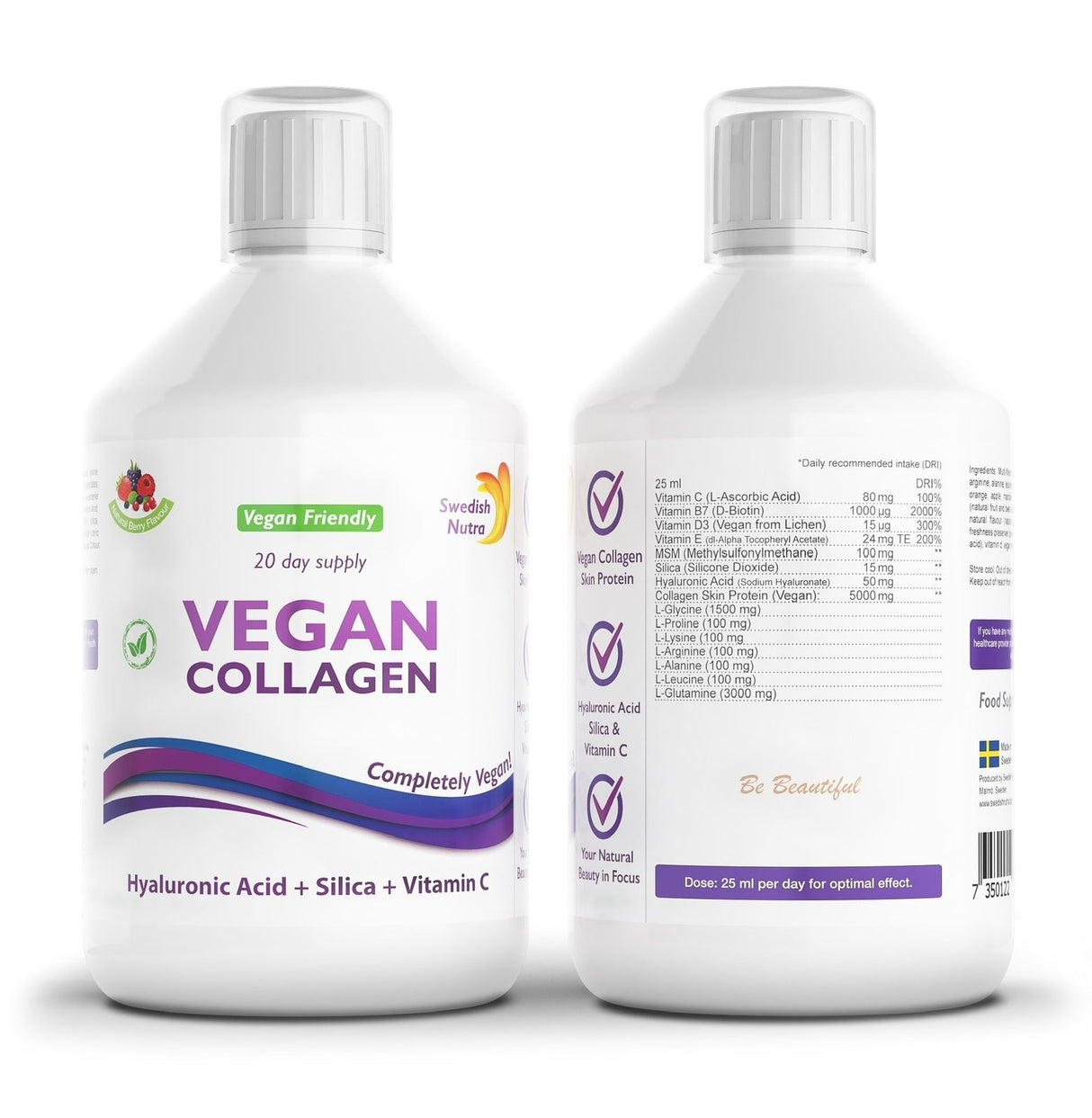 (Urgent) Collagène végétalien liquide 5000 mg x 500 ml