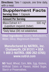 MACA 500 mg./60 Caps.