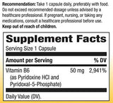 Vitamine B-6 50 mg - 100 capsules