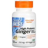 Meilleur extrait de racine de gingembre 250 mg | Puissance élevée - 60 capsules