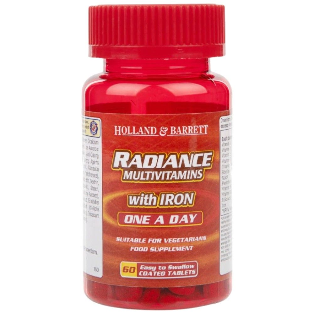 Radiance Multivitamins & Iron | Un par jour - 60 comprimés