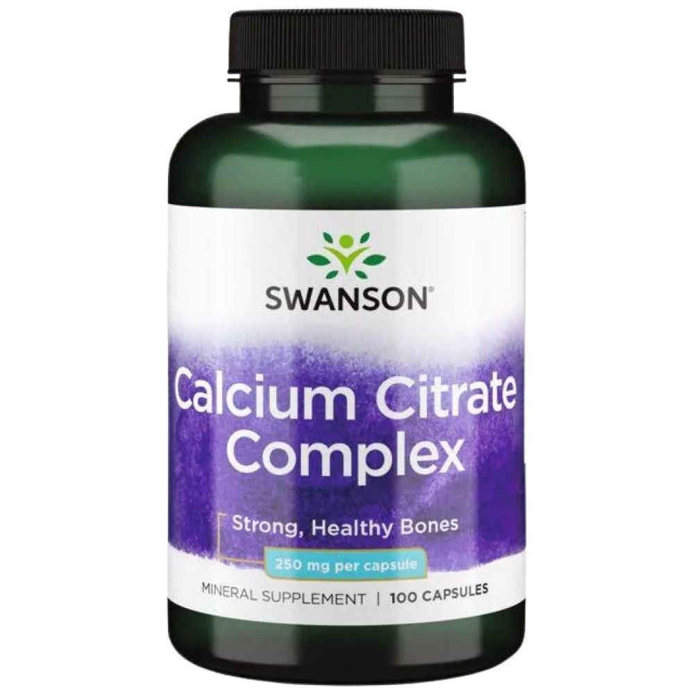 Complexe de citrate de calcium 250 mg - 100 capsules