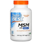 Meilleur MSM végétalien 1000 mg | Avec OptimSm - 180 capsules