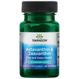 Astaxanthine et zéaxanthine 60 capsules de gel
