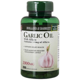 Huile d'ail avec de l'allicine 2000 mg - 250 capsules