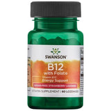 B12 1000 MCG avec folate - 60 comprimés sublinguaux