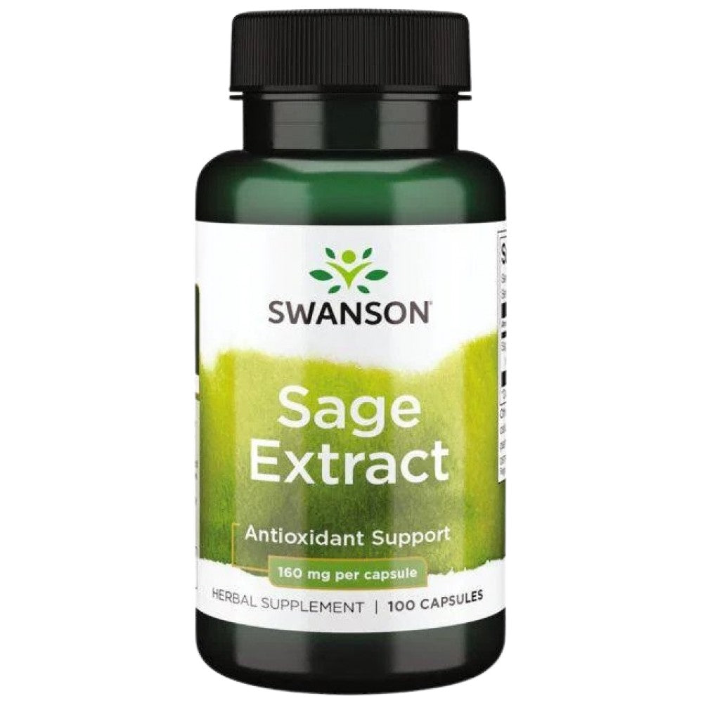 Extrait de sauge 160 mg 100 capsules