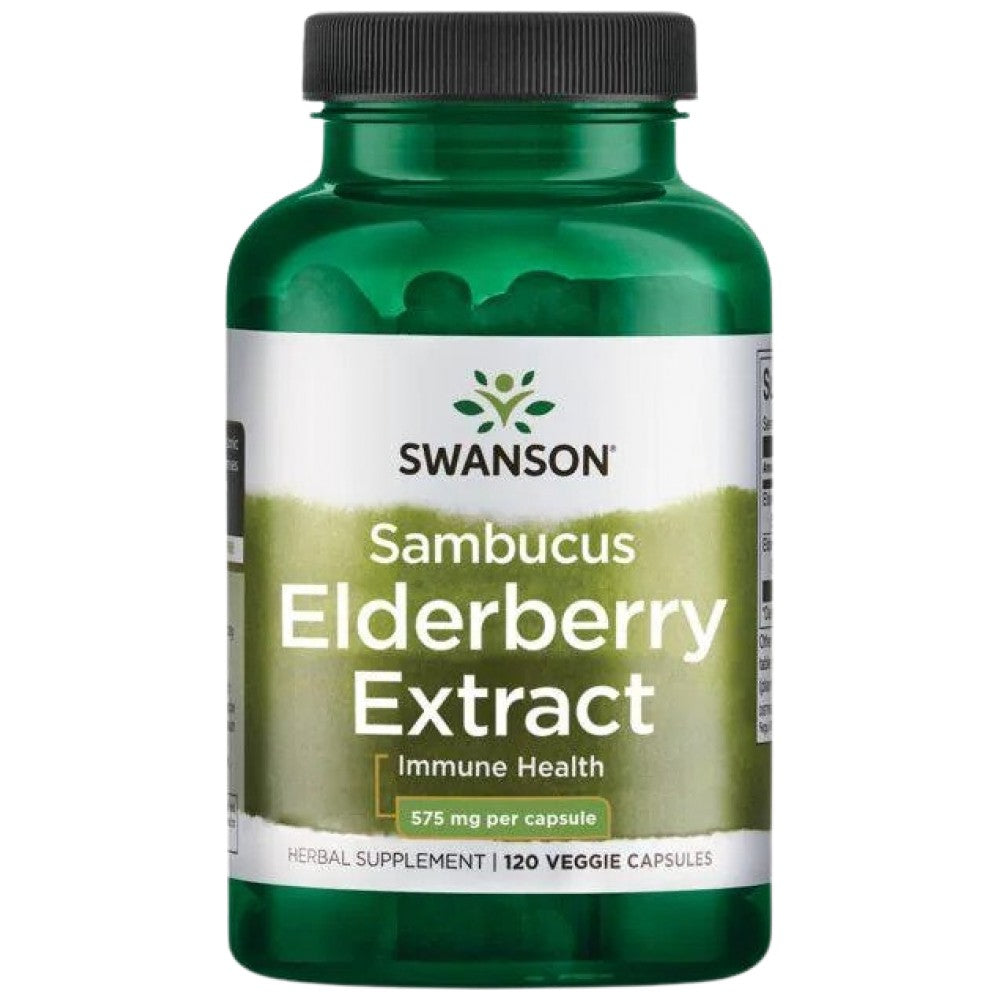 Extrait de sureau de Sambucus 575 mg 120 capsules
