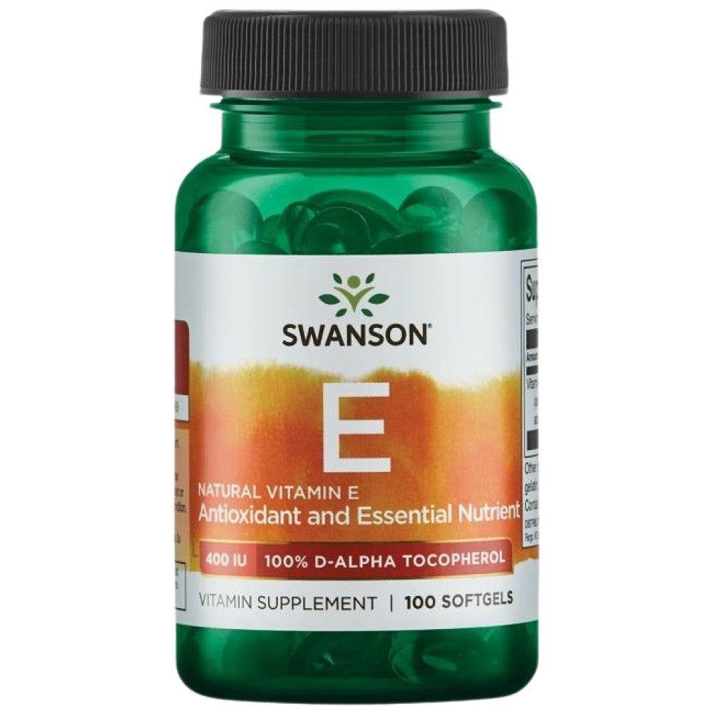 Vitamine E 400 UI Natural 100 Capsules de gel