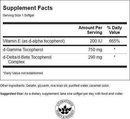 Gamma Tocophérol ultra maximum Capsules de gel