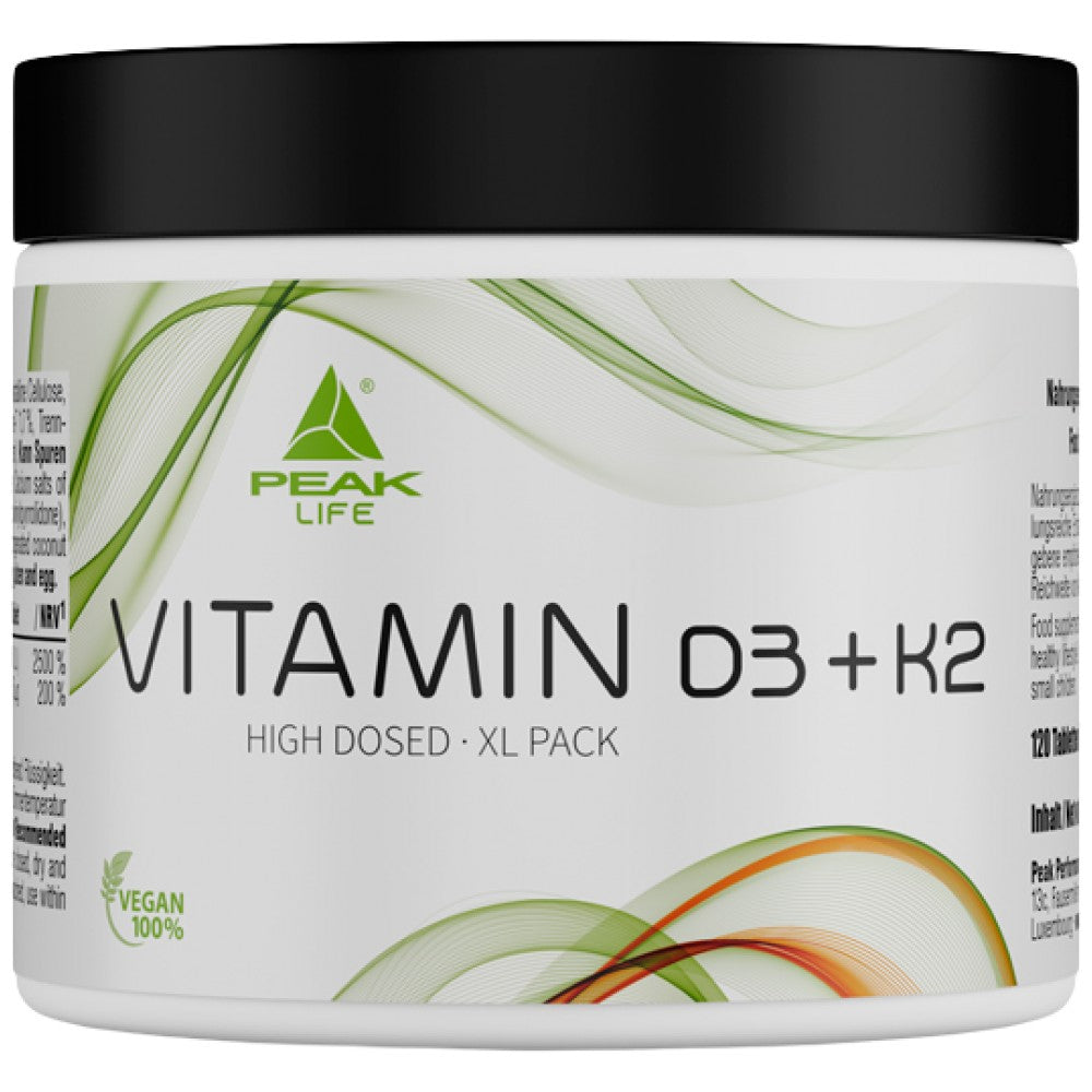 Vitamine D3 + K2 120 comprimés