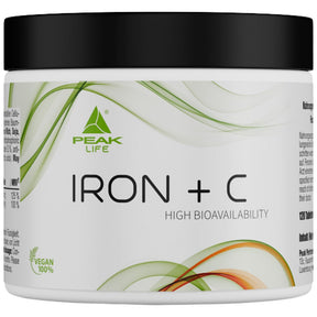 Iron + C - 120 Tablets - Nutra Best Europe