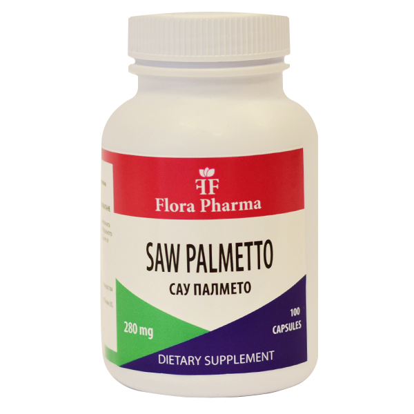 Saw Palmetto 560 mg/100 capsules, 50 doses/fermes de flore