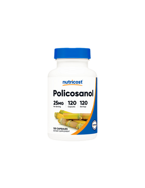 Cardiovascular system - Policosanol, 25 mg x 120 capsules Nutricost - Nutra Best Europe