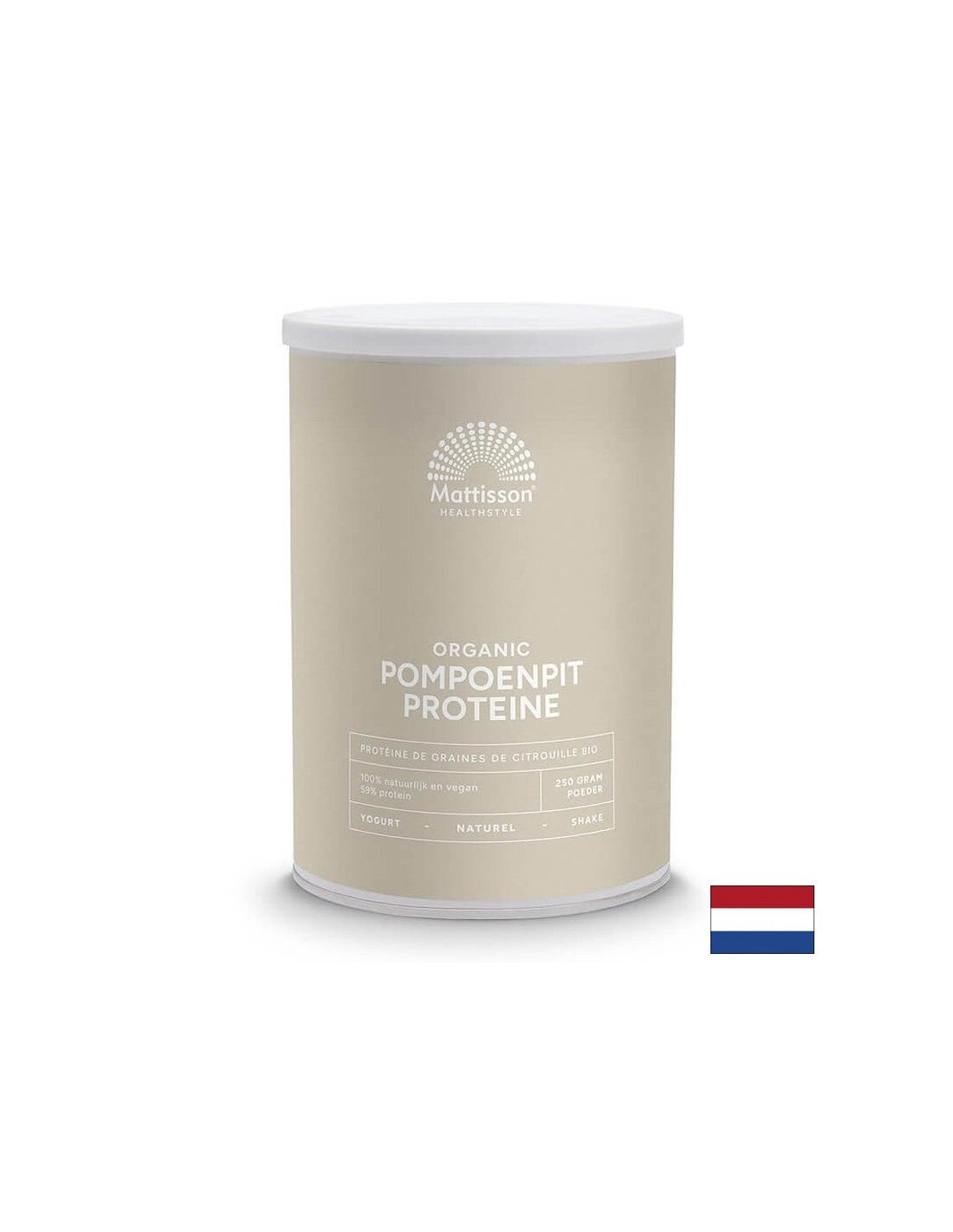 Protéines de graines de courge bio en poudre 58 %, 250 g <tc>Mattisson Healthstyle</tc>