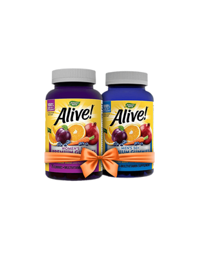 Promo package Multivitamins Alive! for women 50+ and men 50+ - Nutra Best Europe