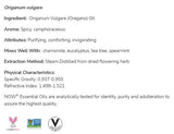 Huile d'origan | 100% pur origanum vulgare - 30 ml