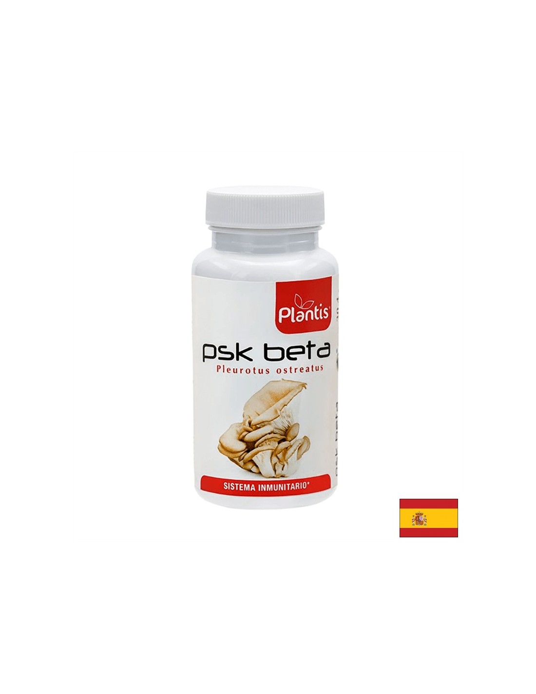 Polysaccharide-k - à partir d'un puits + reishi, vitamine C, b6, b12, acide folique et sélénium, 60 capsules
