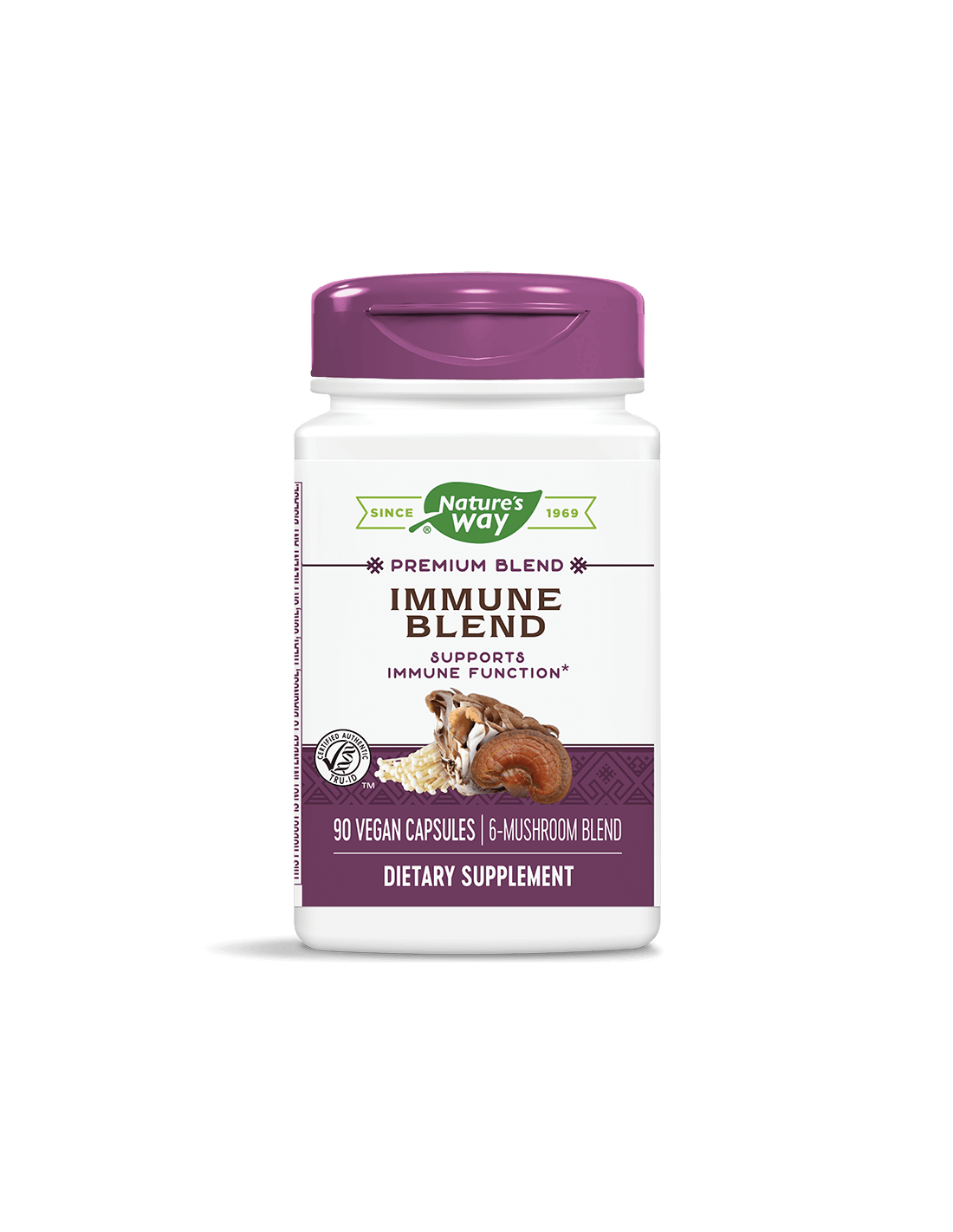 Formule d'immunité forte - mélange de 6 champignons médicinaux - mélange immunitaire, 90 capsules de la nature