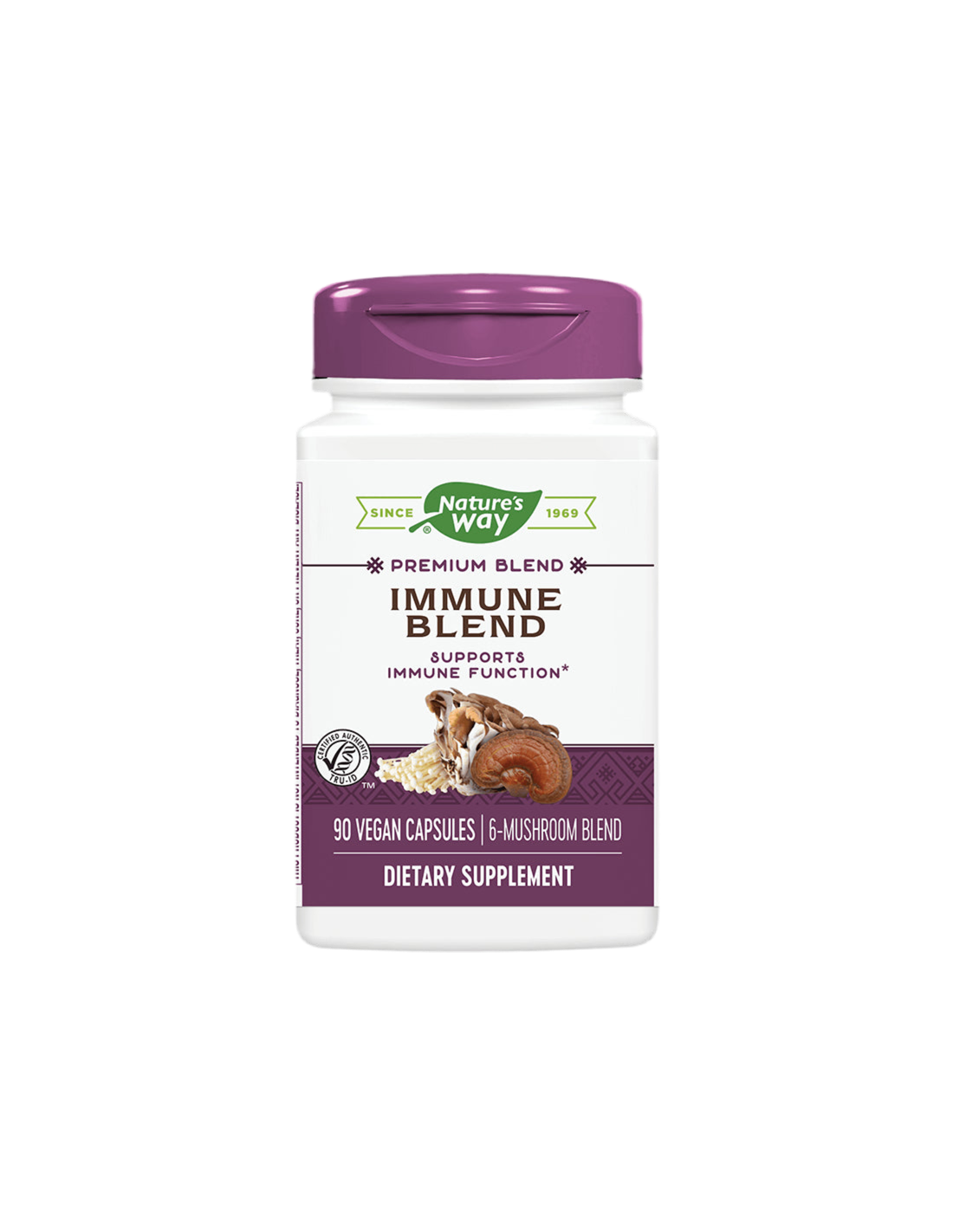 Formule d'immunité forte - mélange de 6 champignons médicinaux - mélange immunitaire, 90 capsules de la nature
