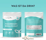 Bisglycinate de magnésium 60 gélules 320 mg Vegan <tc>Nutravita</tc>