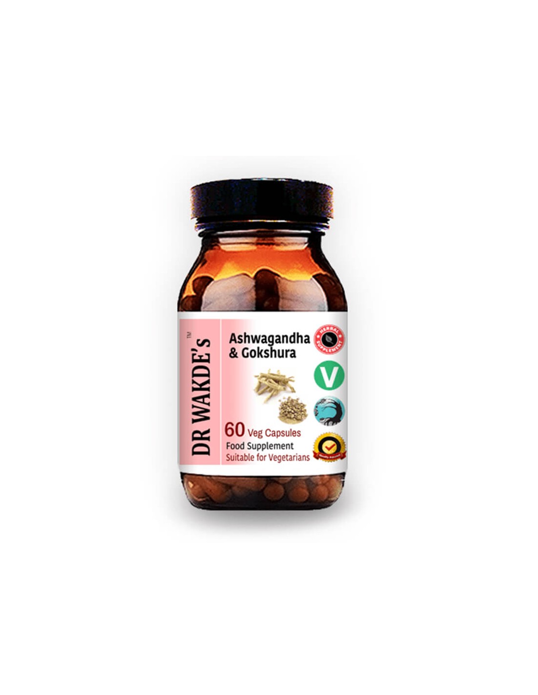 Ashwagandha et Gokshura - combinaison anti-stress pour la récupération, 60 capsules
