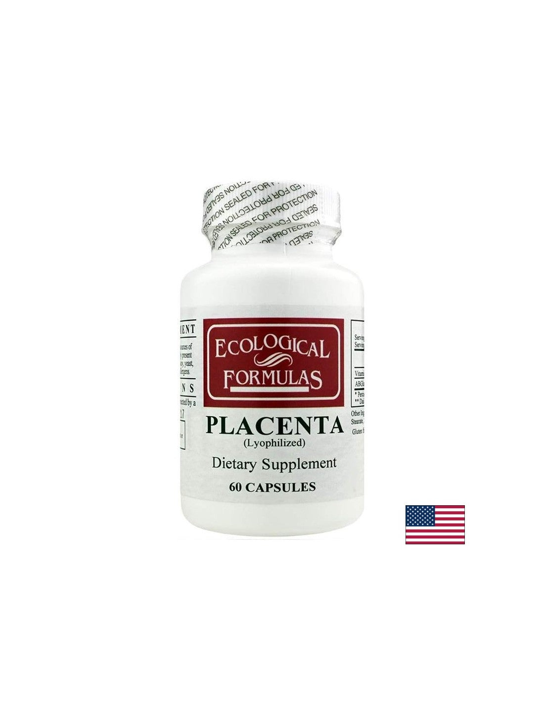 Immunité - placenta bovine lyophilisé + vitamine C, 60 capsules