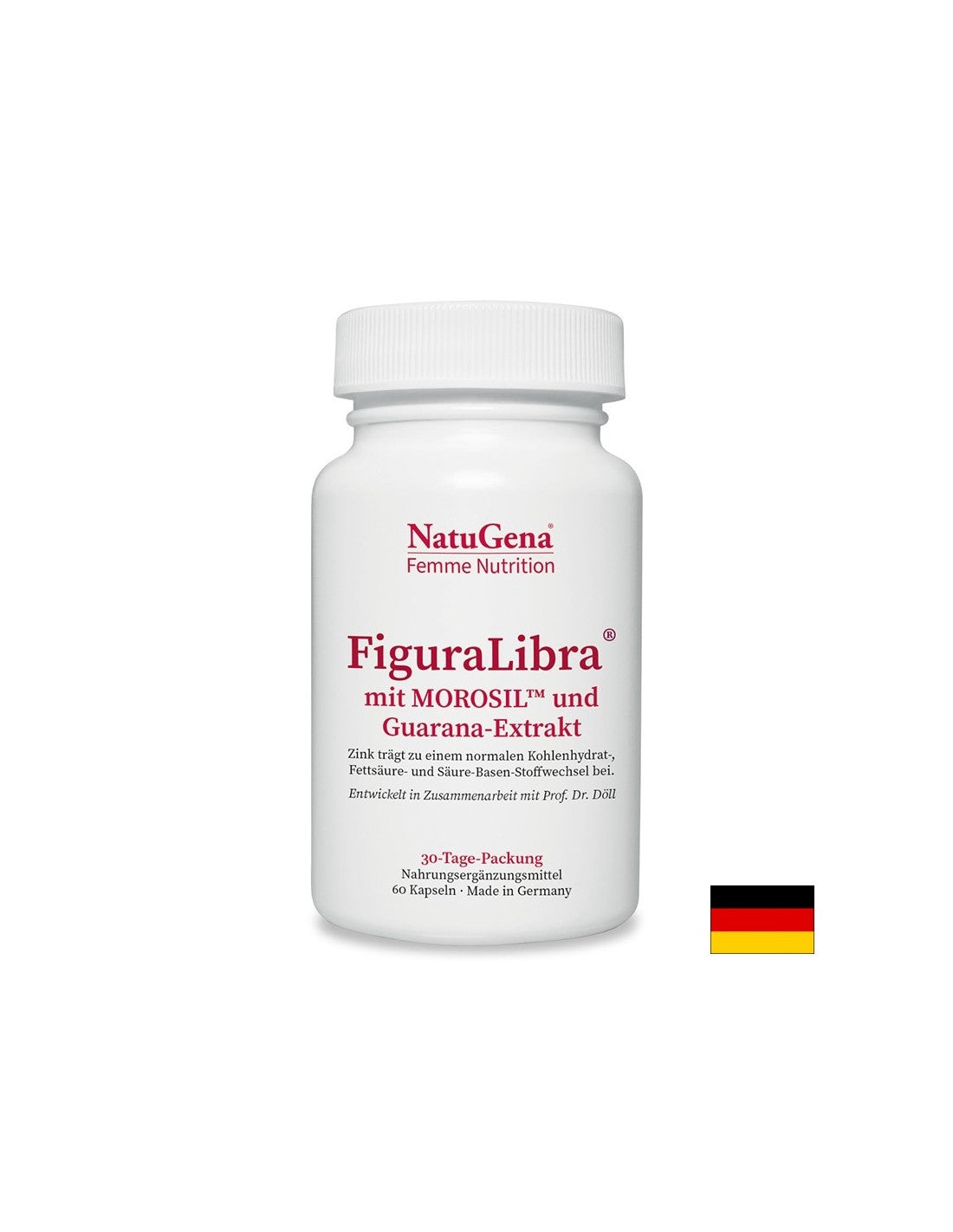 Figure Balance (avec extrait d'orange sanguin, guarana, thé vert) - contrôle du poids et activation métabolique, 60 capsules
