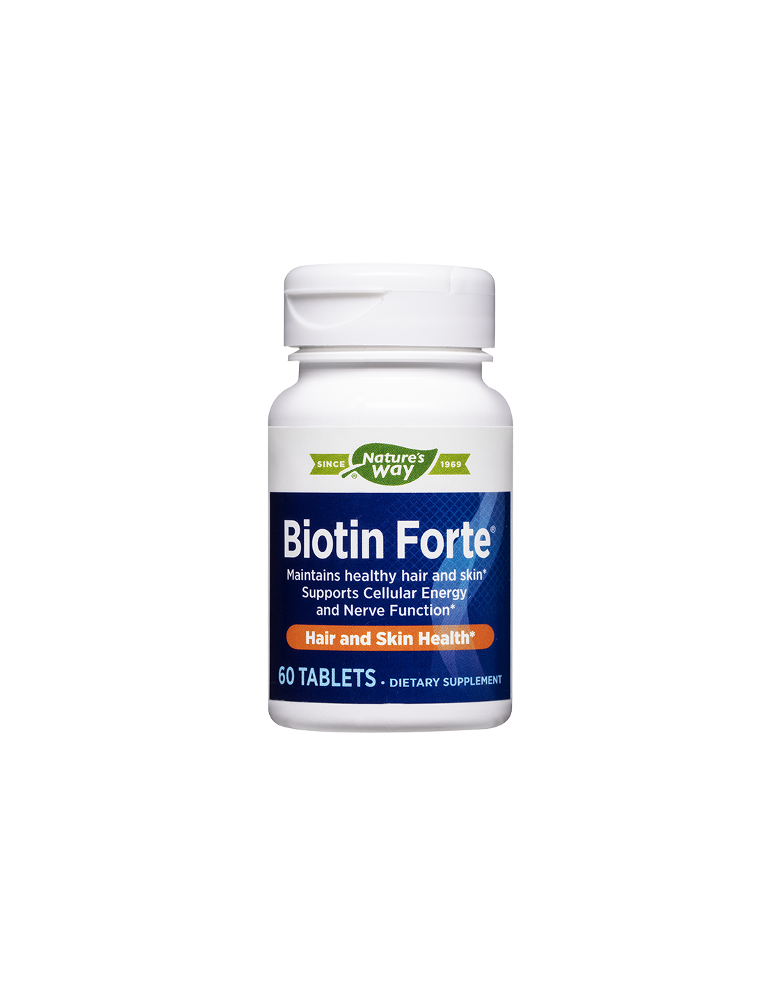 Biotin Forte - cheveux, peau et ongles - formule avec vitamines, 60 comprimés