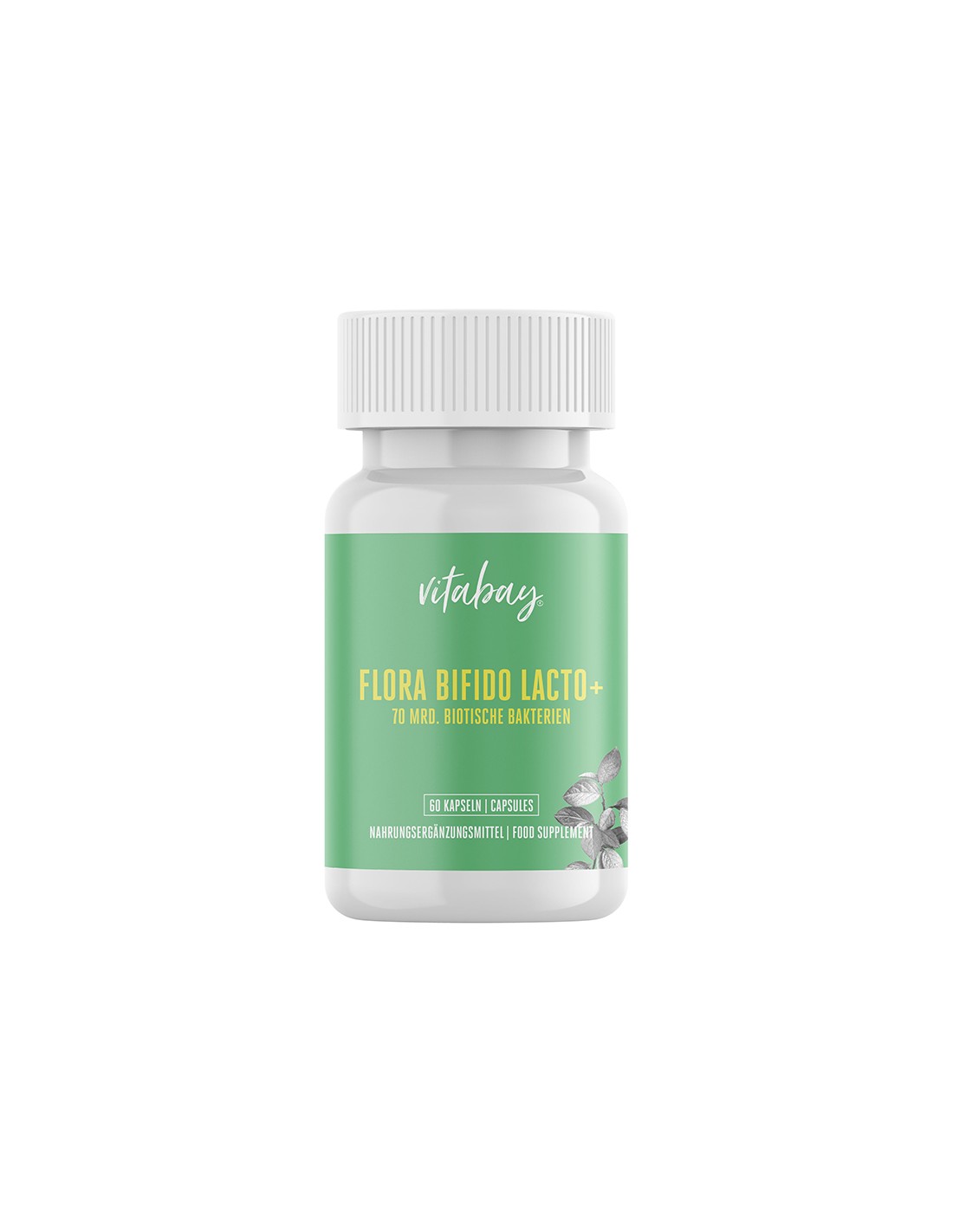 Flore probiotique bifido lacto + zinc, 60 capsules